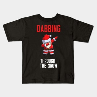 Dabbing Through The Snow Kids T-Shirt